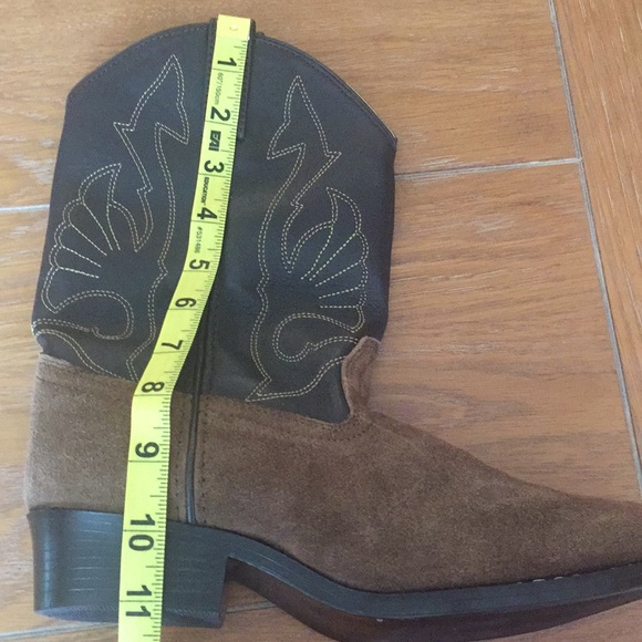 Leather & Suede Country Western Cowgirl Cowboy Boots- Masterson Boot Co - Picture 11 of 13